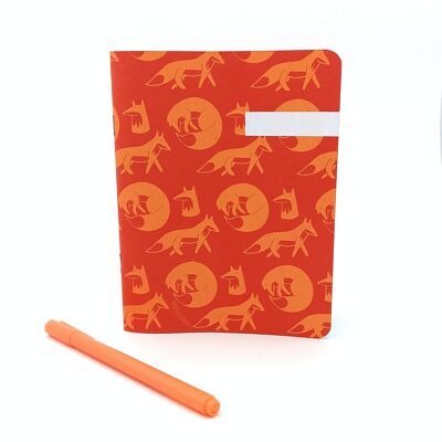 Stationery Fox pattern notebook 14 X 18cm