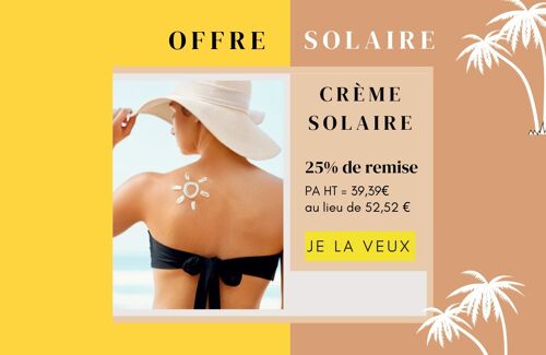 OFFRE SOLAIRE 3+1 --TEINTEE