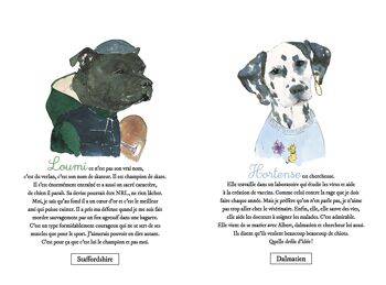 Album illustré - Chiens, portraits brossés 4