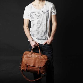 Sac cartable Antoine Camel 1