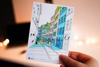 Carte postale des pentes, Lyon 2