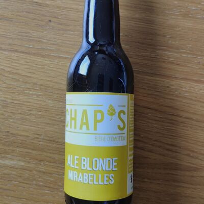 Bière Ale Blonde Mirabelles