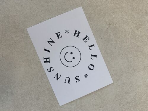 Hello sunshine  ... - karte by sara becker - the label