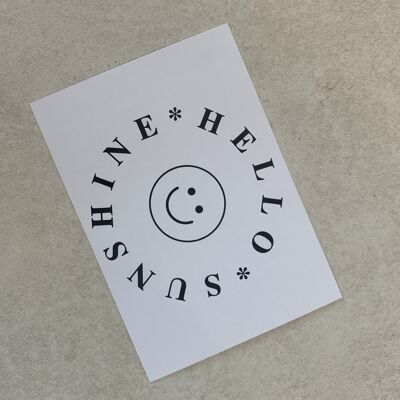 HELLO SUNSHINE ... - CARD BY SARA BECKER - THE LABEL