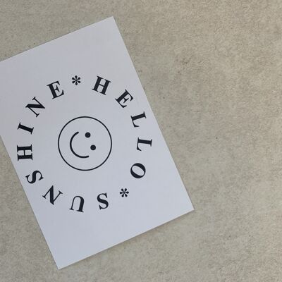 HELLO SUNSHINE ... - CARD BY SARA BECKER - THE LABEL