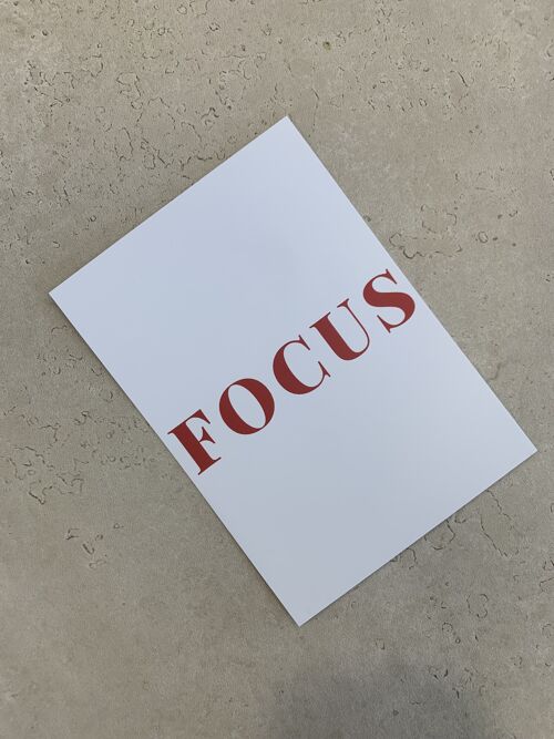 Focus ... - karte by sara becker - the label