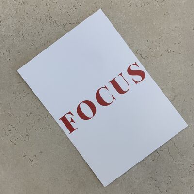 FOCUS... - CARTE DE SARA BECKER - LE LABEL