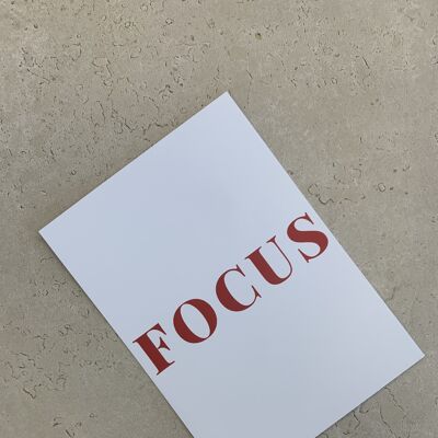 FOCUS ... - CARD BY SARA BECKER - THE LABEL