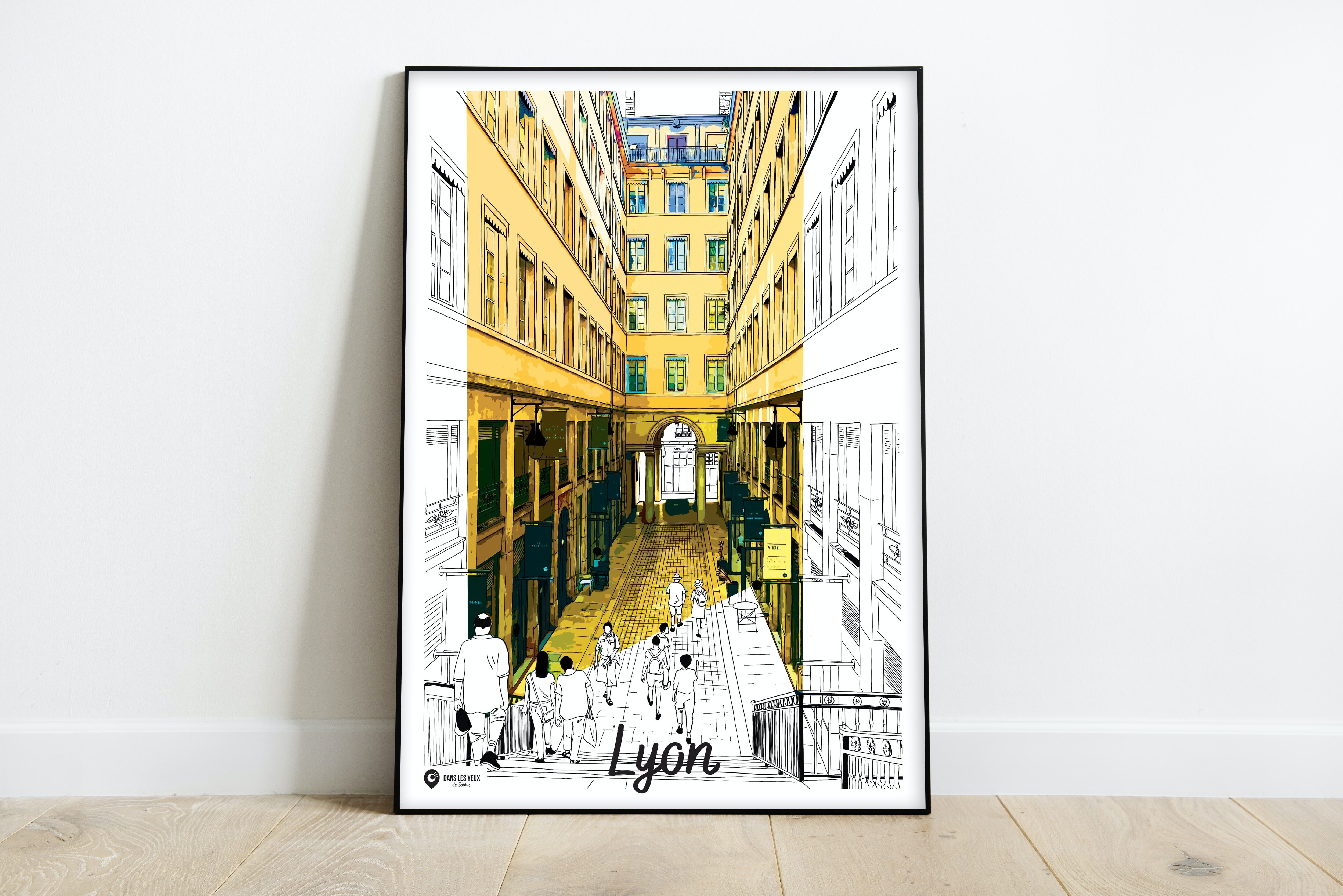 Poster Lyon Passage Thiaffait