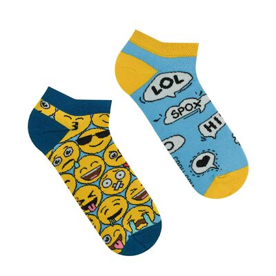 Socquettes Emoji / chaussettes basses / chaussettes baskets
