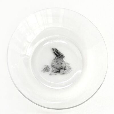 children's tableware, Rabbit children's soup plate