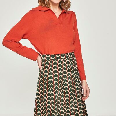 green laurel skirt