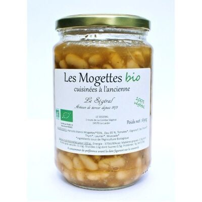 Organic mogette beans cooked the old-fashioned way 650 g