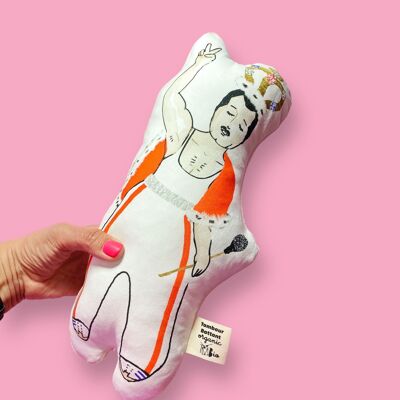 Freddie Champion Spieluhr aus Bio-Baumwolle – Babyspielzeug – Geburtsgeschenk