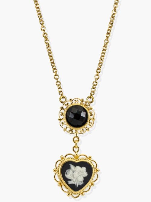 Bouquet Cameo Necklace