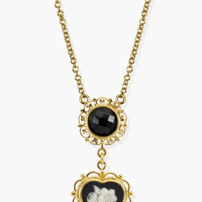 Bouquet Cameo Necklace