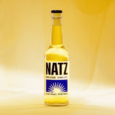 NATZ - Bière légère Blonde Lager (5% vol)