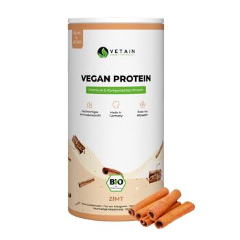 Vetain Vegan Protéine Cannelle 1