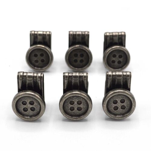 Lot de 6 boutons clip