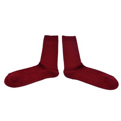 Chaussettes bordeaux 42-46