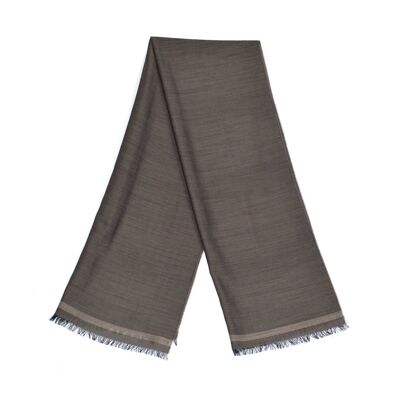 Taupe wool stole
