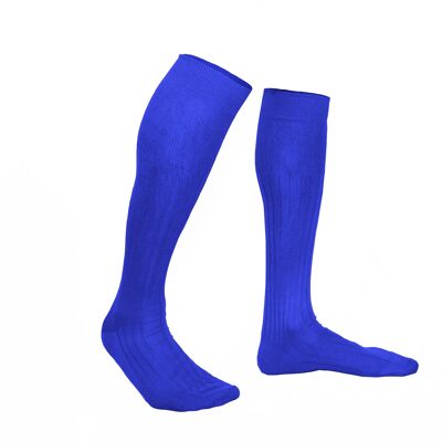 Calcetines hasta la rodilla de escocia pura azul royal