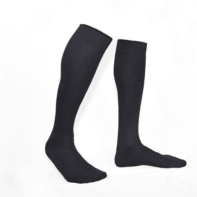 Calcetines Pure Lisle gris antracita