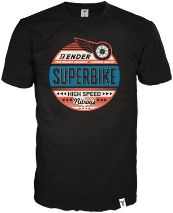 Tee Shirt copie 14ender Superbike noir