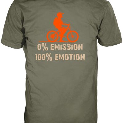 Camiseta 14Ender® 0% Emisión verde tierra