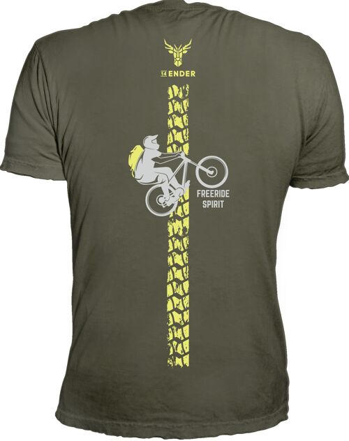 T-Shirt  14Ender® Freeride earthgreen