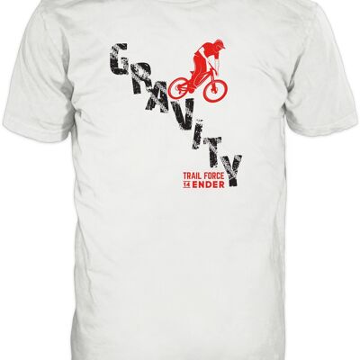 Camiseta 14Ender® Gravity Design, blanca