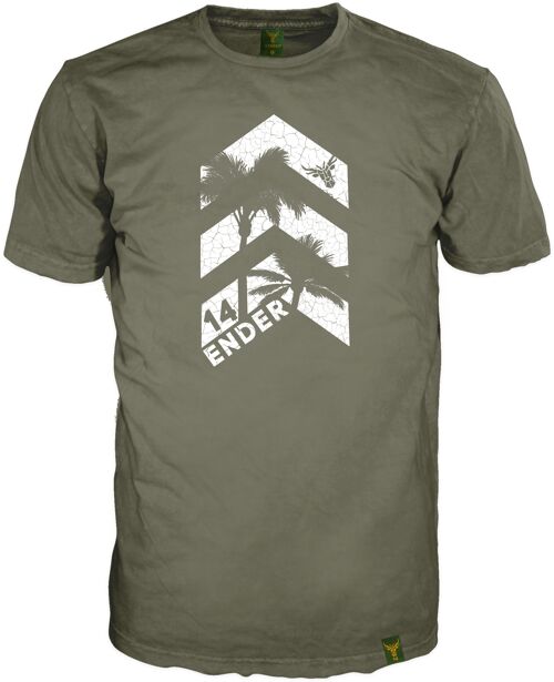 T-Shirt 14ender Arrow up earth green
