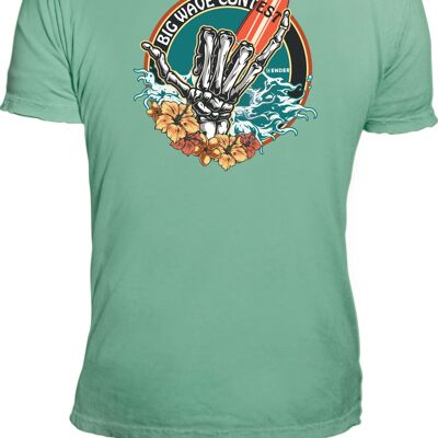 T-Shirt 14ender Big Wave Contest dusty green