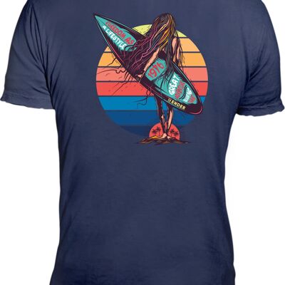 14ender Freedom Lifestyle camiseta azul marino