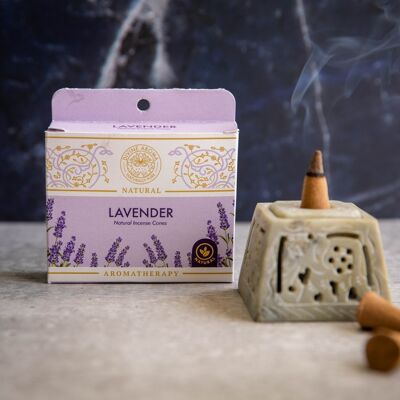 Lavender | Natural Incense Cones | No charcoal