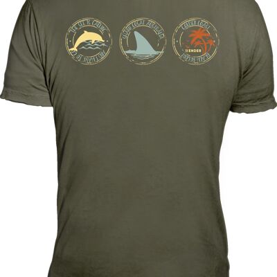 Camiseta 14ender Summer Adventure tierra verde