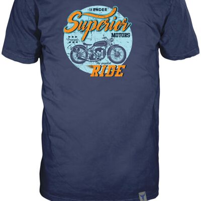 Camiseta 14ender Superior Ride azul marino