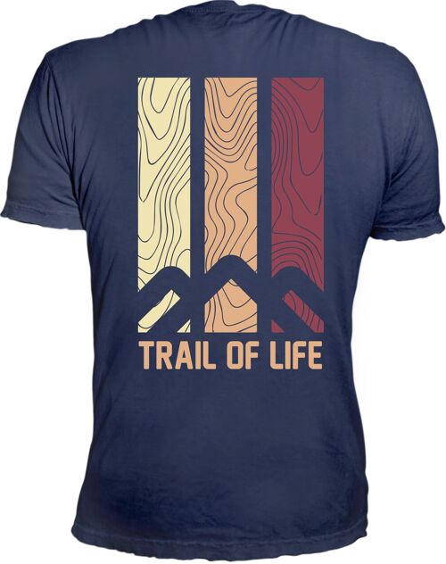 T-Shirt 14ender Trail of Life navy