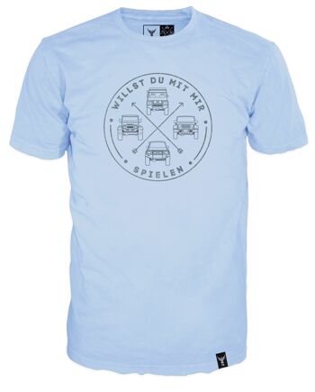 T-Shirt 14Ender® 4 Wheeling bleu clair 1