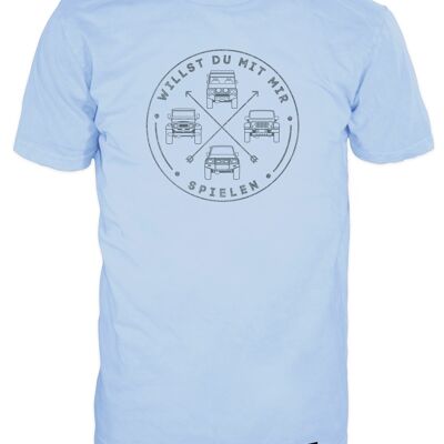 T-Shirt 14Ender® 4 Wheeling light blue