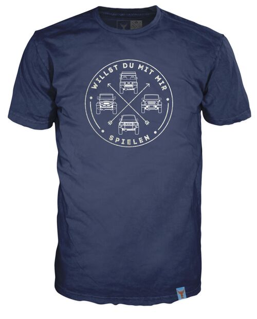 T-Shirt 14Ender® 4 Wheeling navy