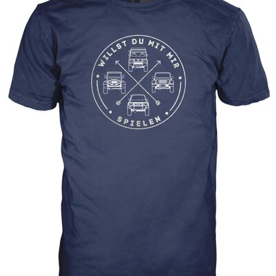 T-shirt 14Ender® 4 Wheeling bleu marine