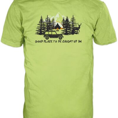 Camiseta 14ender® Caught Up In-spring verde