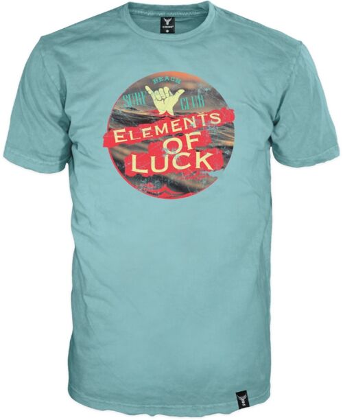 T-Shirt 14Ender® Elements of Luck⛱hell blau