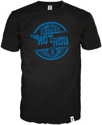 14Ender® Hot Rod T-shirt noir NOUVEAU
