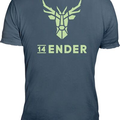 Camiseta 14Ender® Logo Classic pizarra oscuro NUEVO