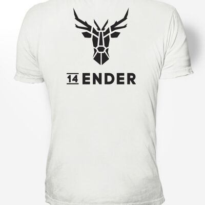 T-shirt 14Ender® Logo Classique blanc