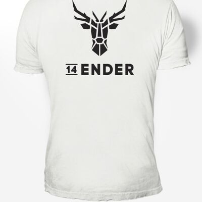 T-shirt 14Ender® Logo Classique blanc