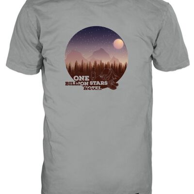 T-Shirt 14Ender® One Billion Stars grigio mel