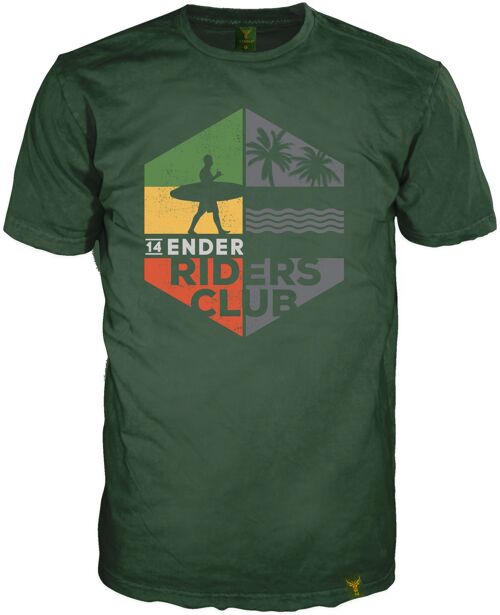 T-Shirt 14Ender® Riders Club dark green